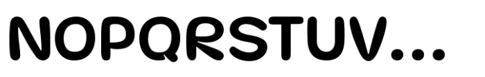 Roond Regular Font UPPERCASE