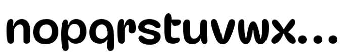 Roond Regular Font LOWERCASE