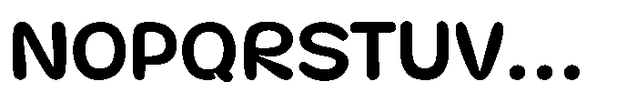 Roond Variable Font UPPERCASE