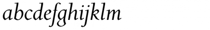 Roos ST Italic Font LOWERCASE