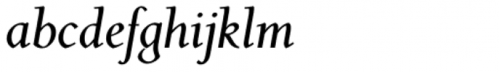 Roos ST SemiBold Italic Font LOWERCASE