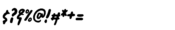 Rooster Doodle Font OTHER CHARS
