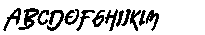 Rooster Doodle Font UPPERCASE