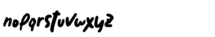 Rooster Doodle Font LOWERCASE