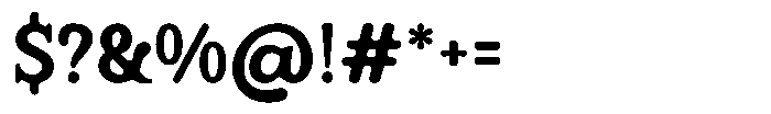 Rootle Font OTHER CHARS