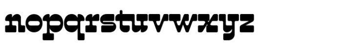 Rootzin Font LOWERCASE