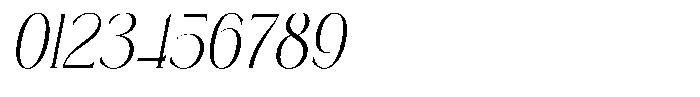 Roowgen Italic Font OTHER CHARS