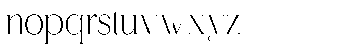 Roowgen Regular Font LOWERCASE