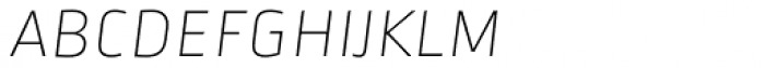 Ropa Sans SC Thin Italic Font LOWERCASE