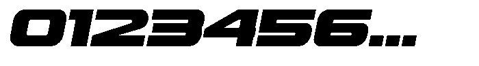 Roph Bold Oblique Font OTHER CHARS
