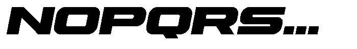 Roph Bold Oblique Font UPPERCASE