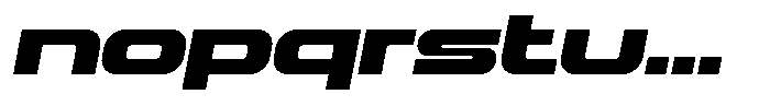 Roph Bold Oblique Font LOWERCASE
