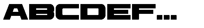 Roph Bold Font UPPERCASE