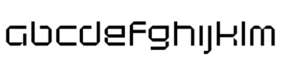 Roqbo Regular Font LOWERCASE