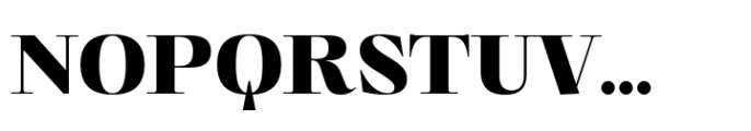 Roqo Bold Expanded Display Font UPPERCASE
