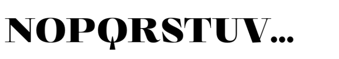 Roqo Bold Expanded Display Font LOWERCASE