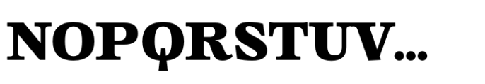 Roqo Bold Expanded Text Font UPPERCASE