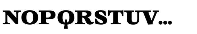 Roqo Bold Expanded Text Font LOWERCASE
