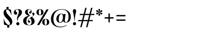 Roqo Bold Narrow Display Font OTHER CHARS