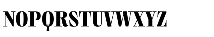 Roqo Bold Narrow Display Font LOWERCASE