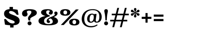 Roqo Bold Wide Text Font OTHER CHARS