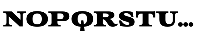 Roqo Bold Wide Text Font LOWERCASE