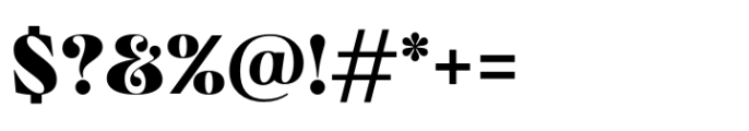 Roqo Extra Bold Display Font OTHER CHARS