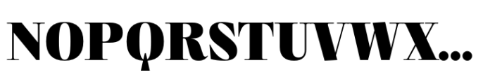 Roqo Extra Bold Display Font UPPERCASE