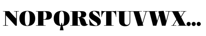 Roqo Extra Bold Display Font LOWERCASE