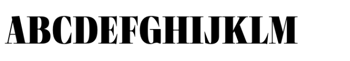 Roqo Extra Bold Narrow Display Font UPPERCASE