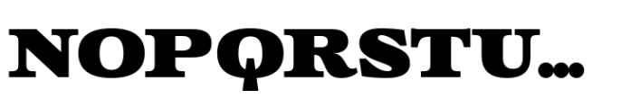 Roqo Extra Bold Wide Text Font UPPERCASE
