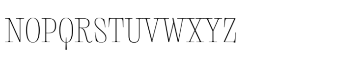 Roqo Extra Light Display Font LOWERCASE