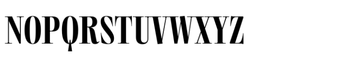 Roqo Medium Narrow Display Font UPPERCASE