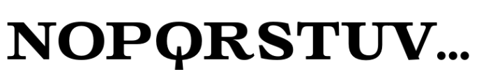 Roqo Medium Wide Text Font UPPERCASE