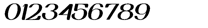 Rorane Italic Font OTHER CHARS