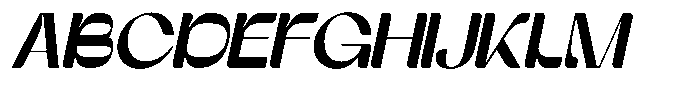 Rorane Italic Font UPPERCASE