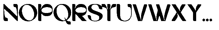 Rorane Regular Font UPPERCASE