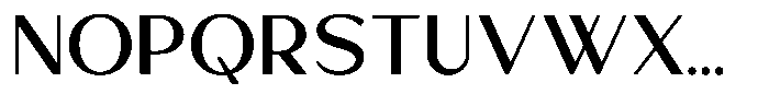 Rorenza Regular Font UPPERCASE