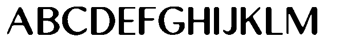 Rorenza Rough Font UPPERCASE