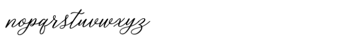 Rosabelia Script Light Font LOWERCASE