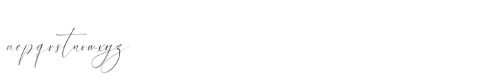 Rosabetha Font LOWERCASE