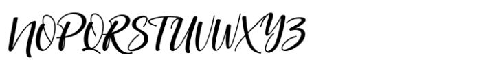Rosalie script Font UPPERCASE