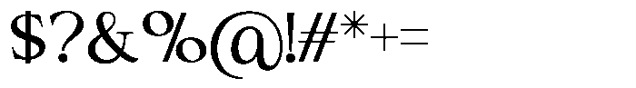 Rosaline La Couture Duo Rosaline La Couture Serif Regular Font OTHER CHARS