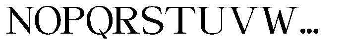 Rosaline La Couture Duo Rosaline La Couture Serif Regular Font UPPERCASE