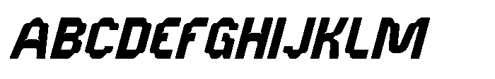 Rosalis Extra Bold Italic Font UPPERCASE