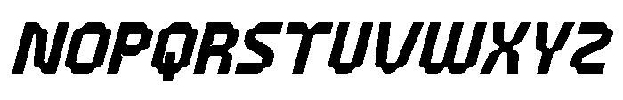 Rosalis Extra Bold Italic Font UPPERCASE