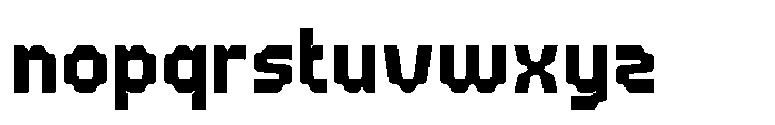 Rosalis Extra Bold Font LOWERCASE