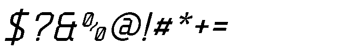 Rosalis Italic Font OTHER CHARS