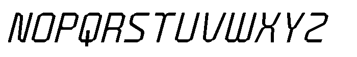 Rosalis Italic Font UPPERCASE