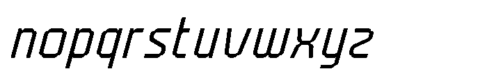 Rosalis Italic Font LOWERCASE